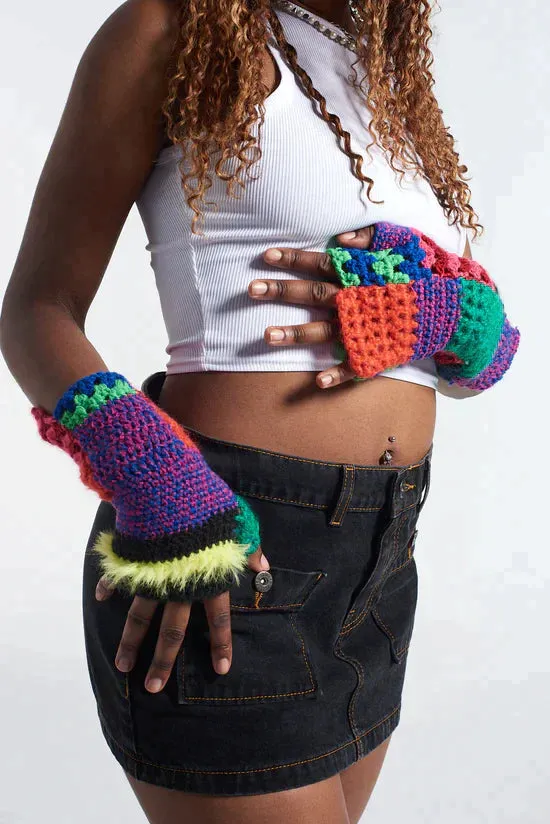 SLICED FINGERLESS GLOVES