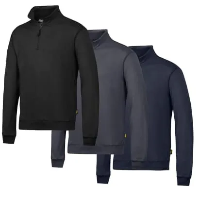 Snickers 2818 Workwear Half Zip Sweatshirt Jumper