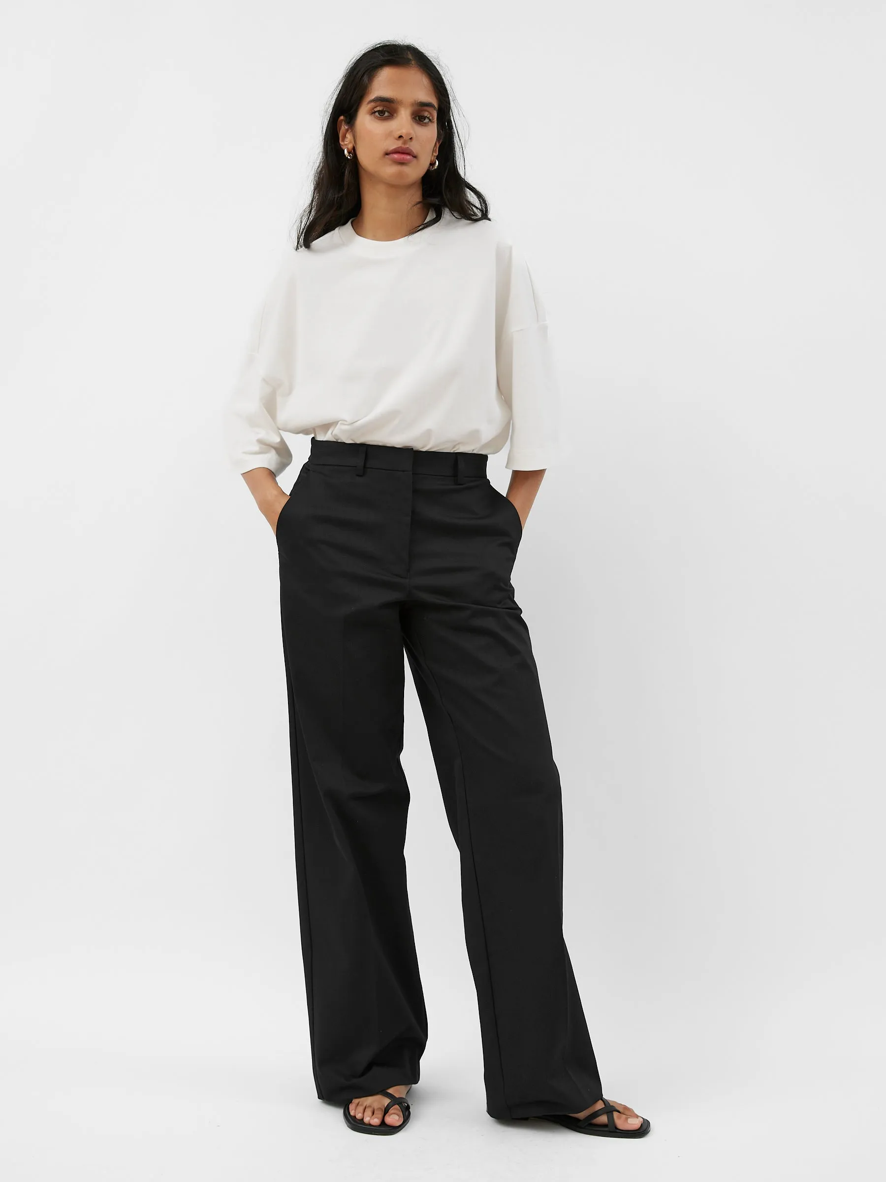 Straight Twill Trouser