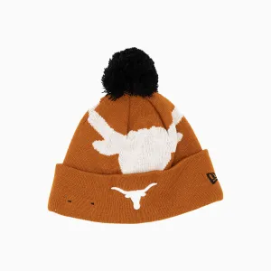 Texas Longhorns Pom Beanie Knit Hat