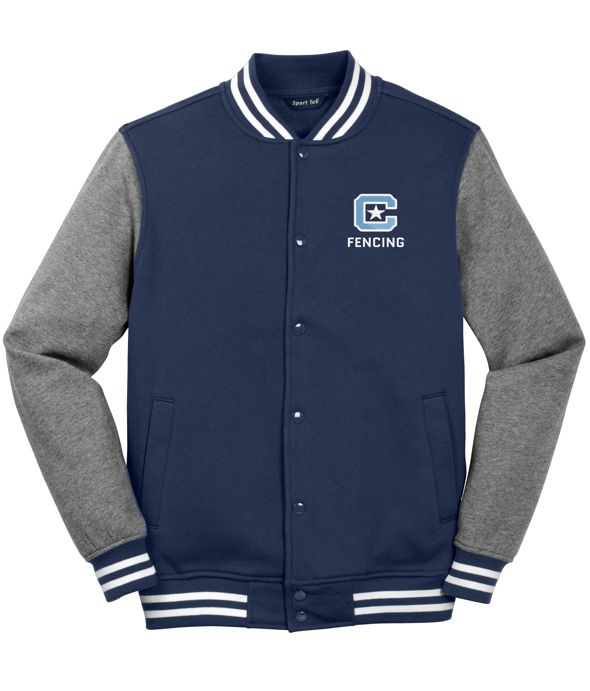 The Citadel C, Club Sports - Fencing, Fleece Letterman Jacket