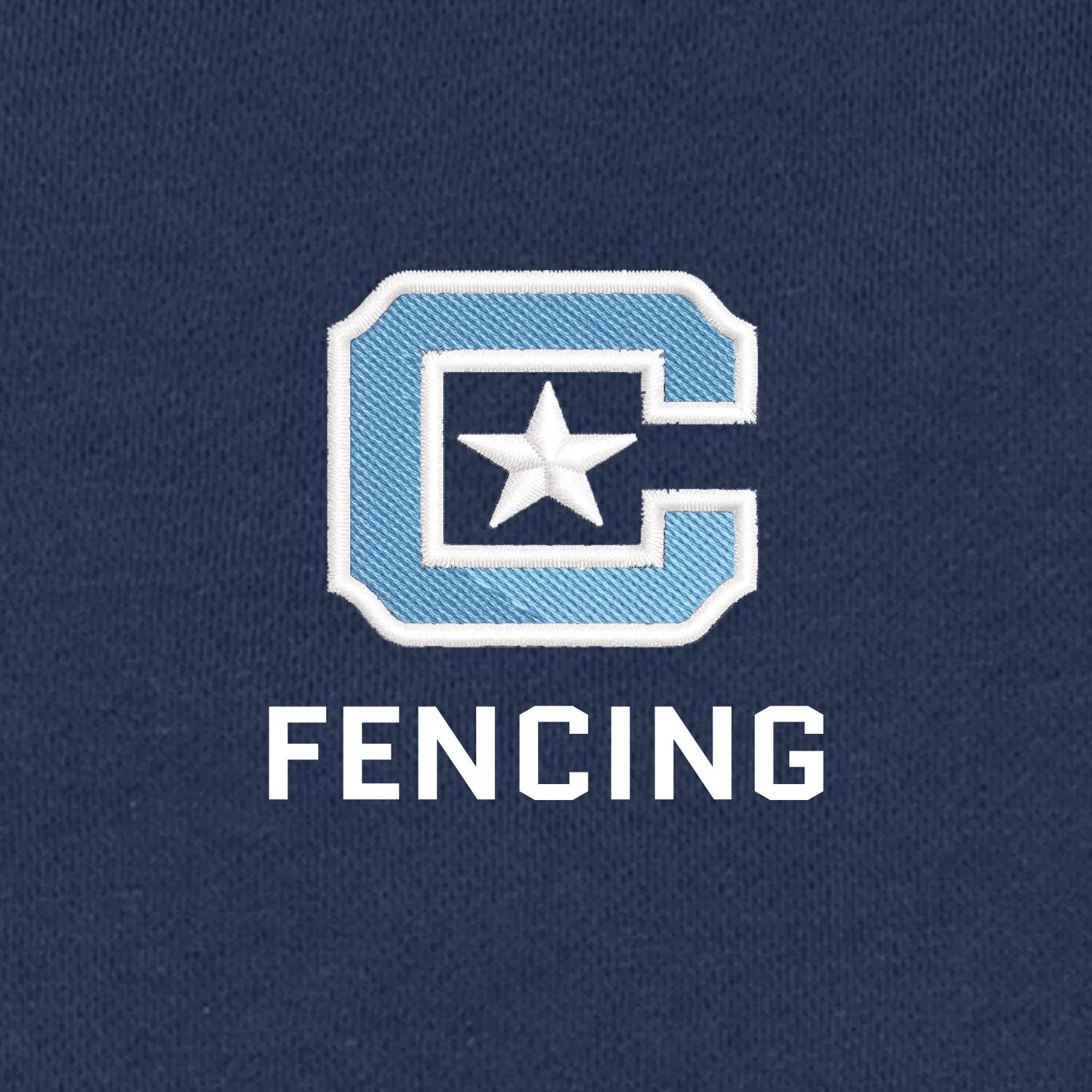 The Citadel C, Club Sports - Fencing, Fleece Letterman Jacket