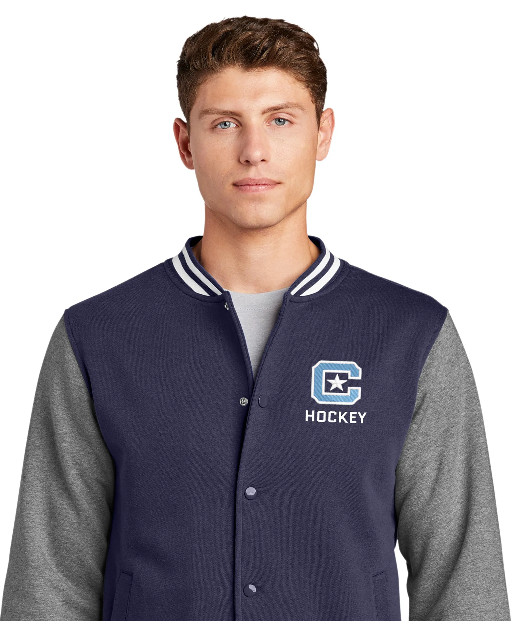 The Citadel C, Club Sports - Hockey, Fleece Letterman Jacket