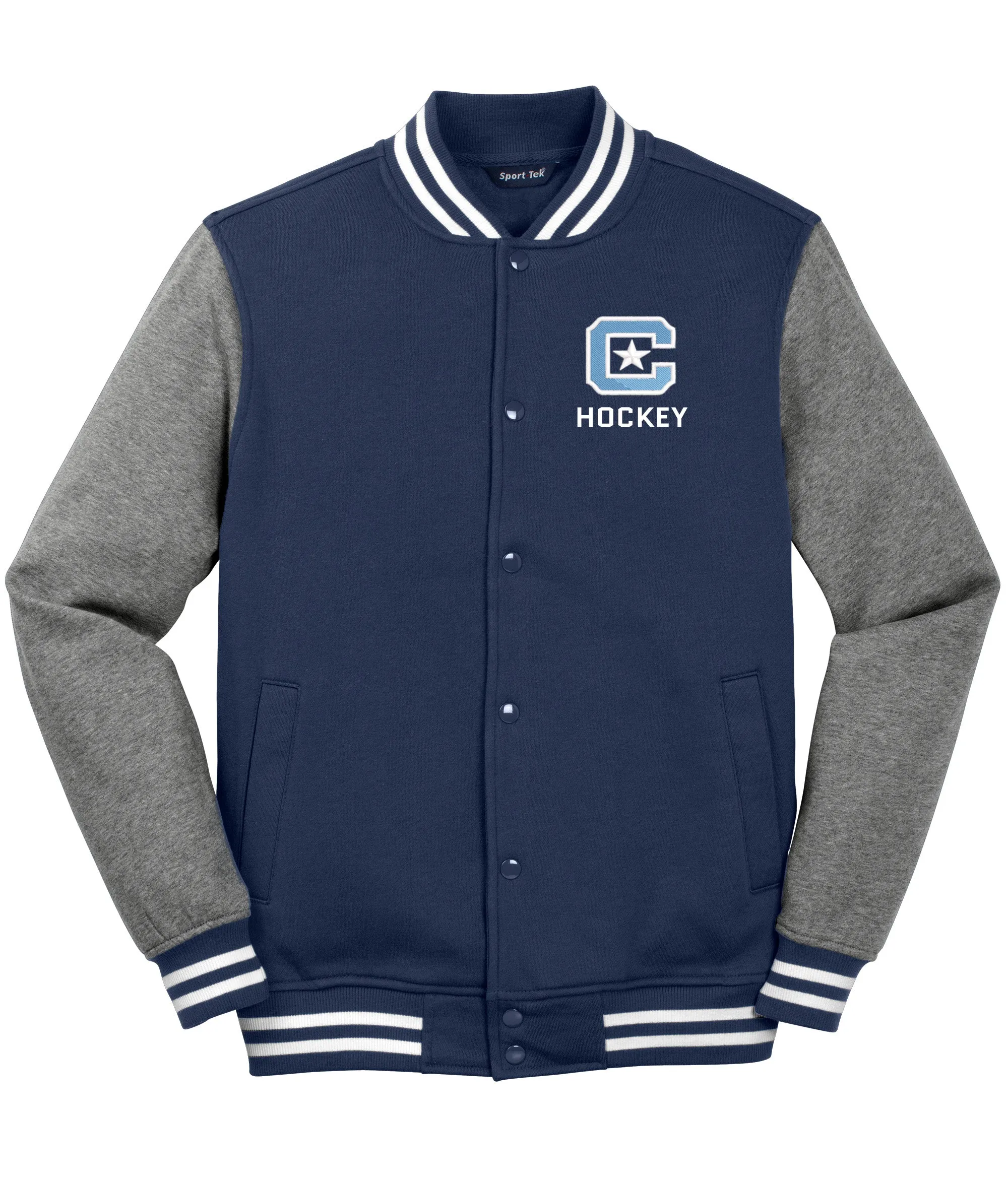 The Citadel C, Club Sports - Hockey, Fleece Letterman Jacket