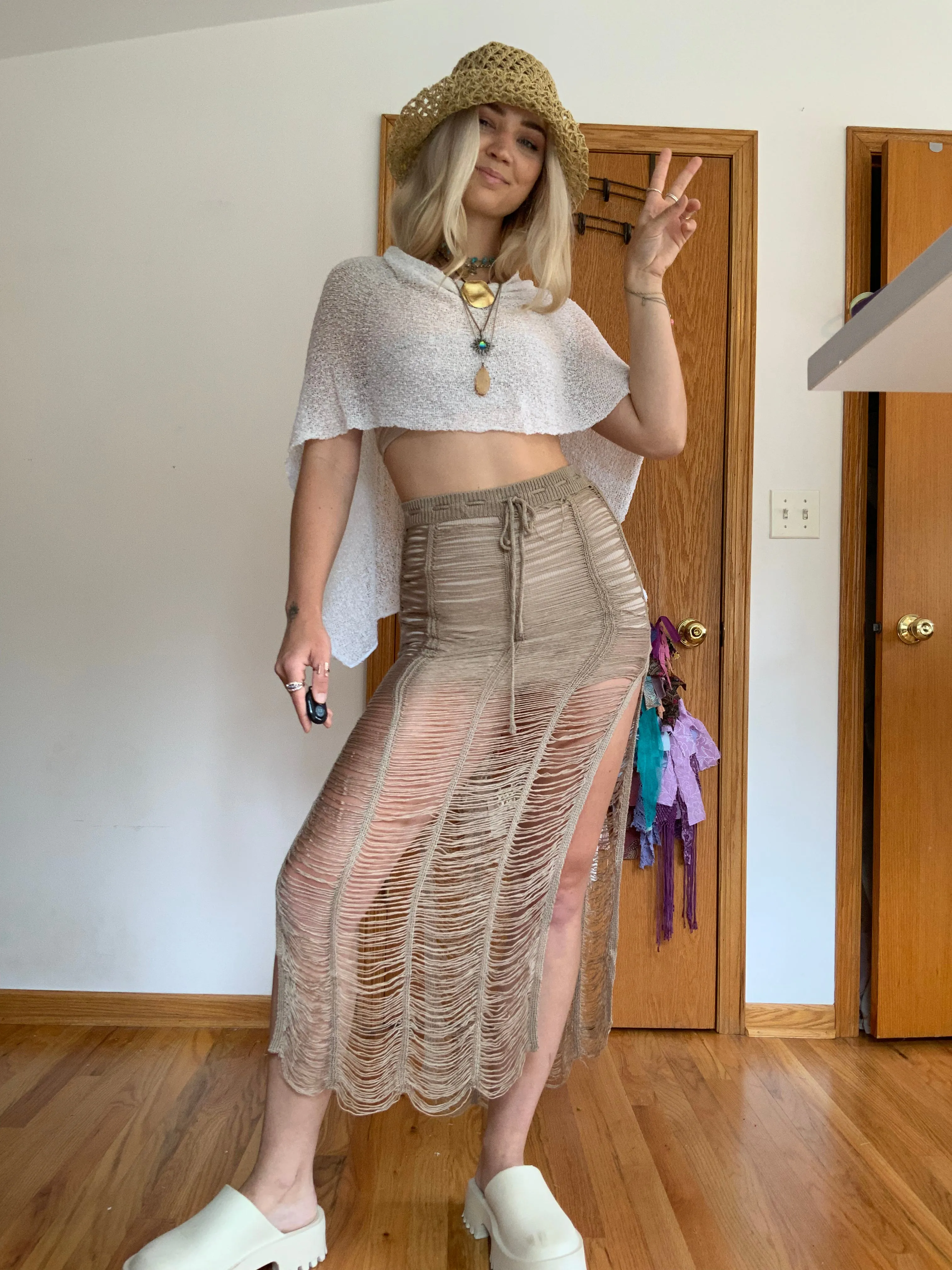 The Jaw Dropper Crochet Skirt