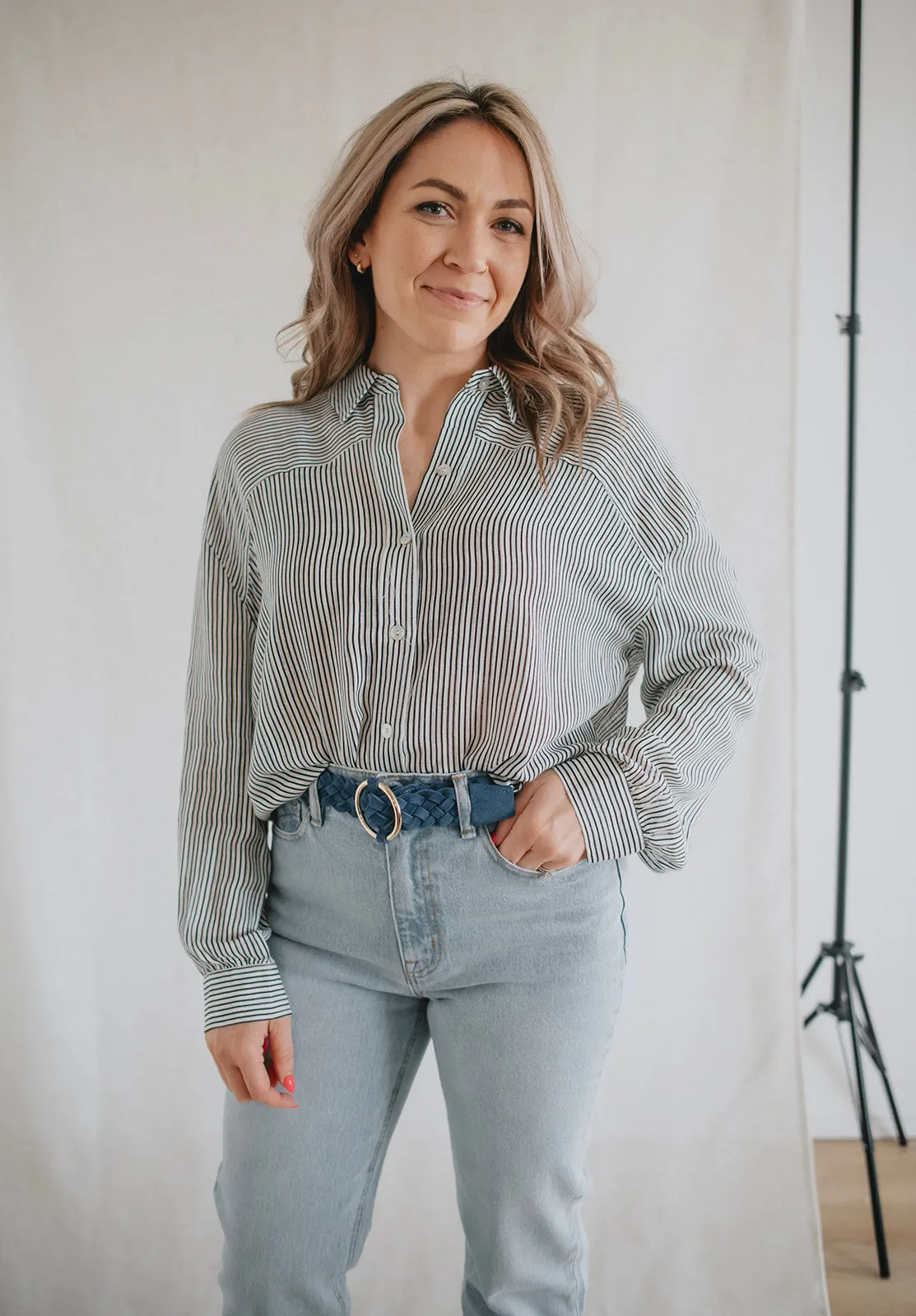 The Ossa Striped Top by Saltwater Luxe