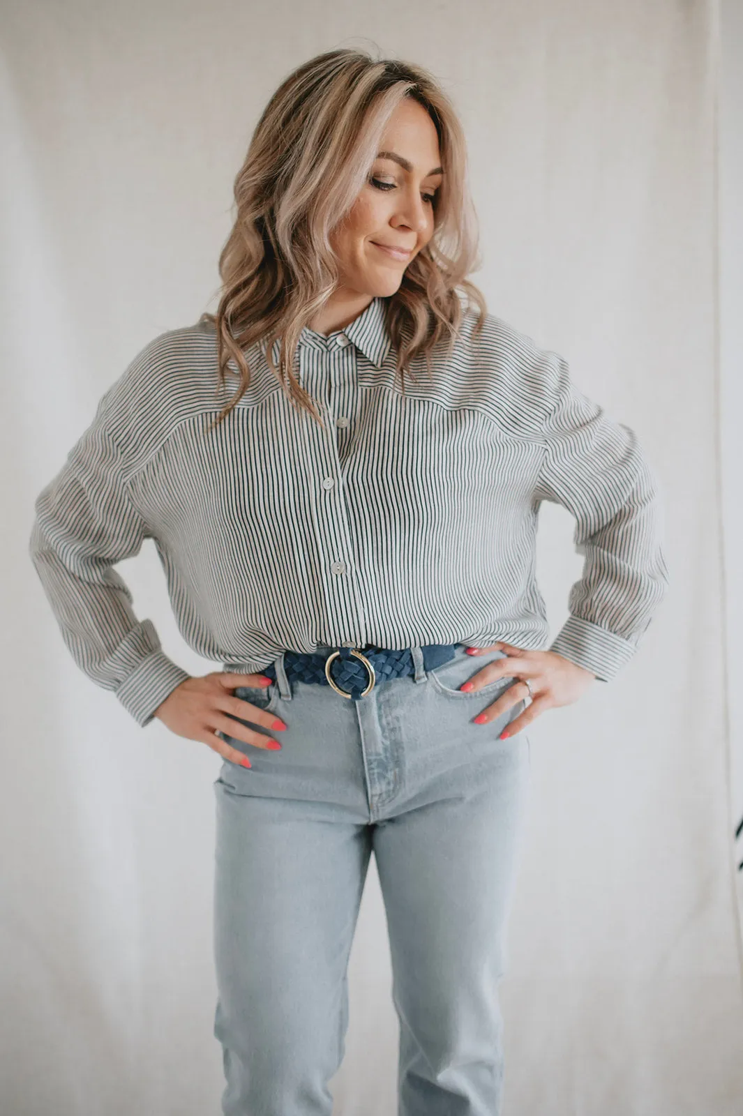 The Ossa Striped Top by Saltwater Luxe