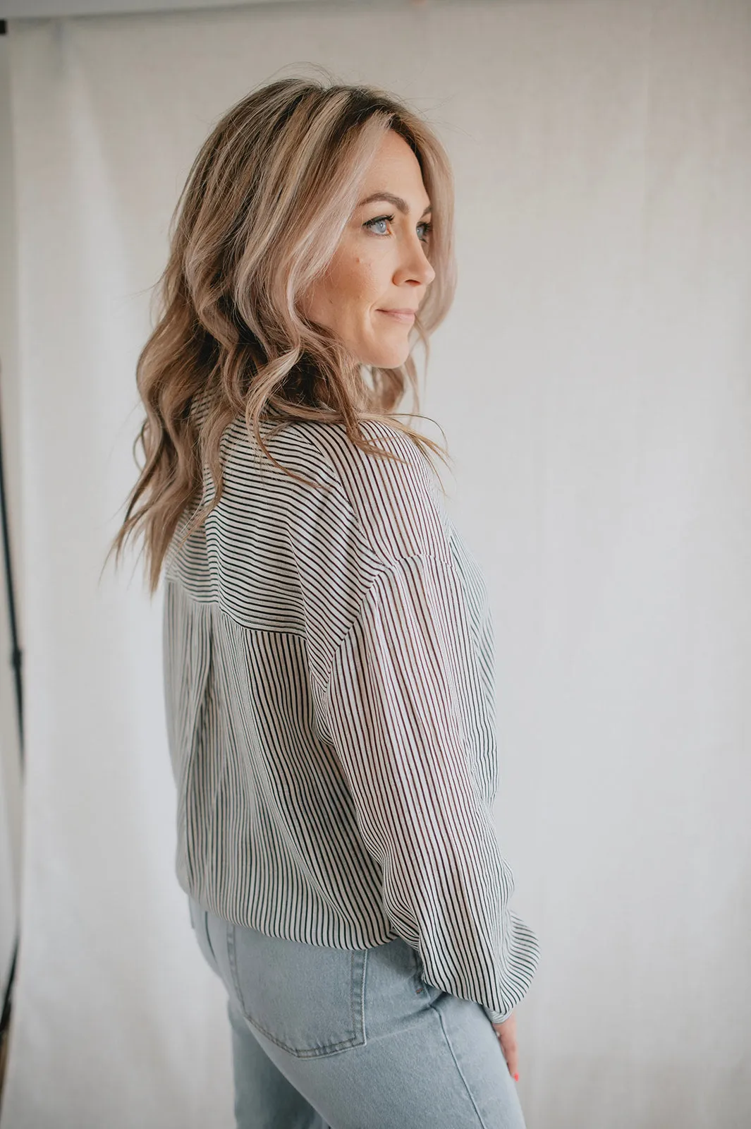 The Ossa Striped Top by Saltwater Luxe