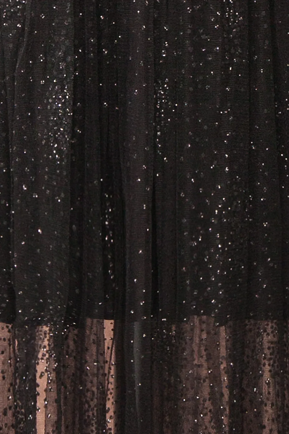 Tsuyu | Plunging Neckline Sparkling Midi Dress