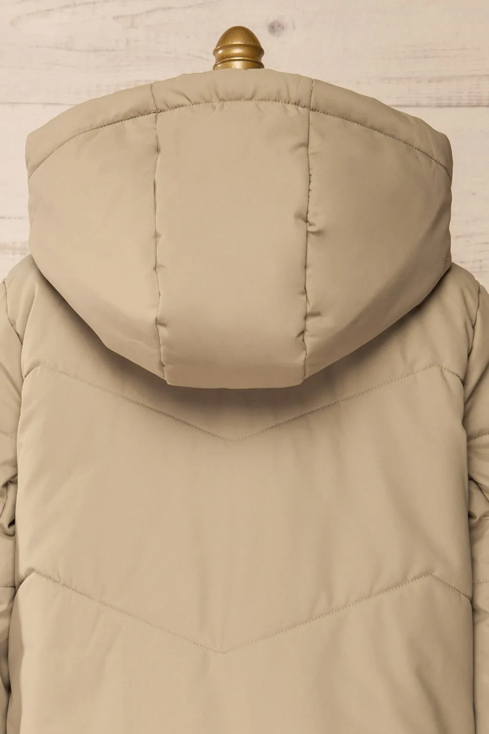 Tuvalu Sage | Quilted Coat w/ Side Vents