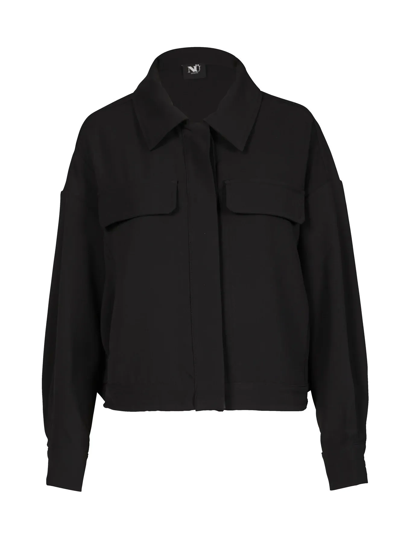 Vian Utility Shirt Jacket - Black