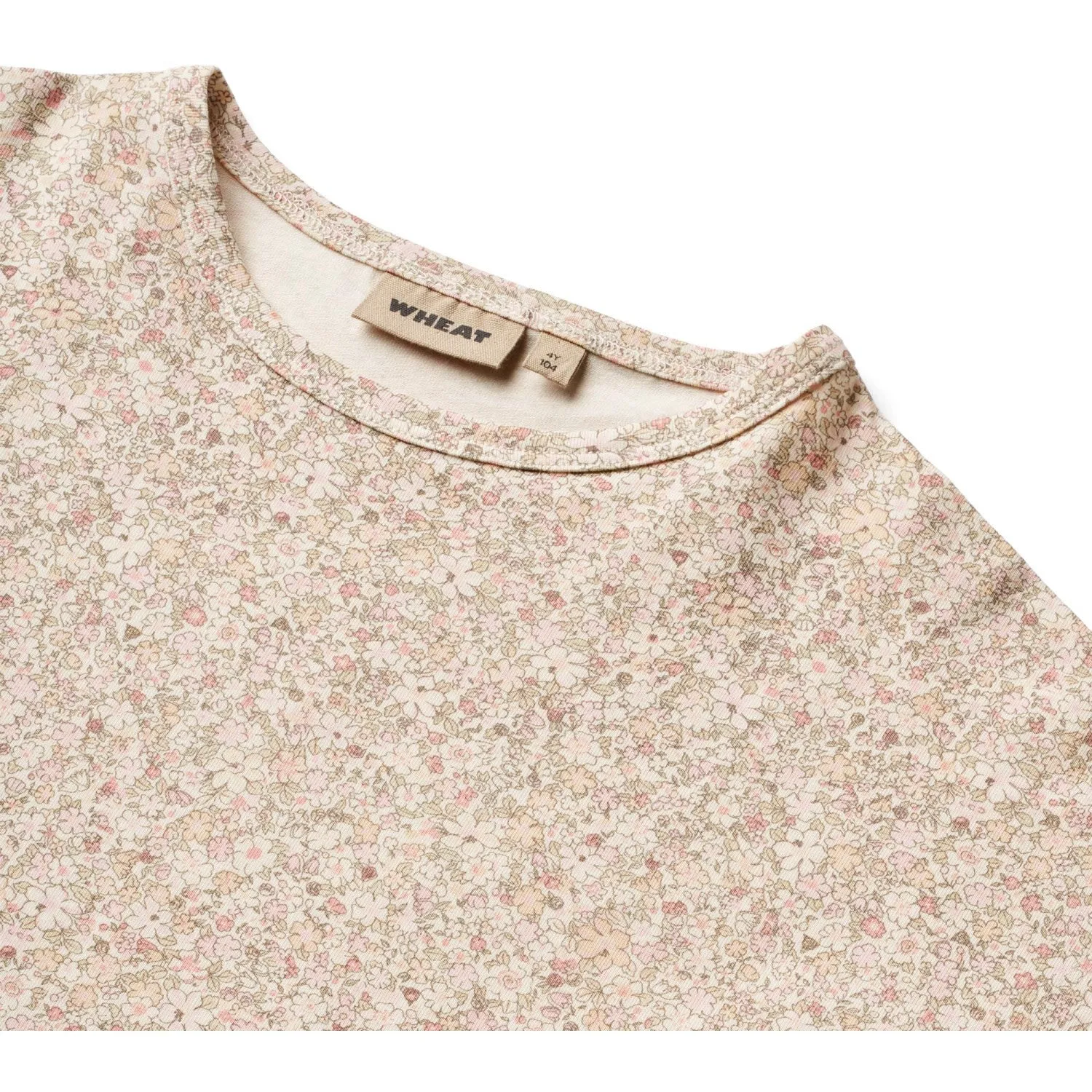 Wheat Cream Flower Meadow T-shirt Bette