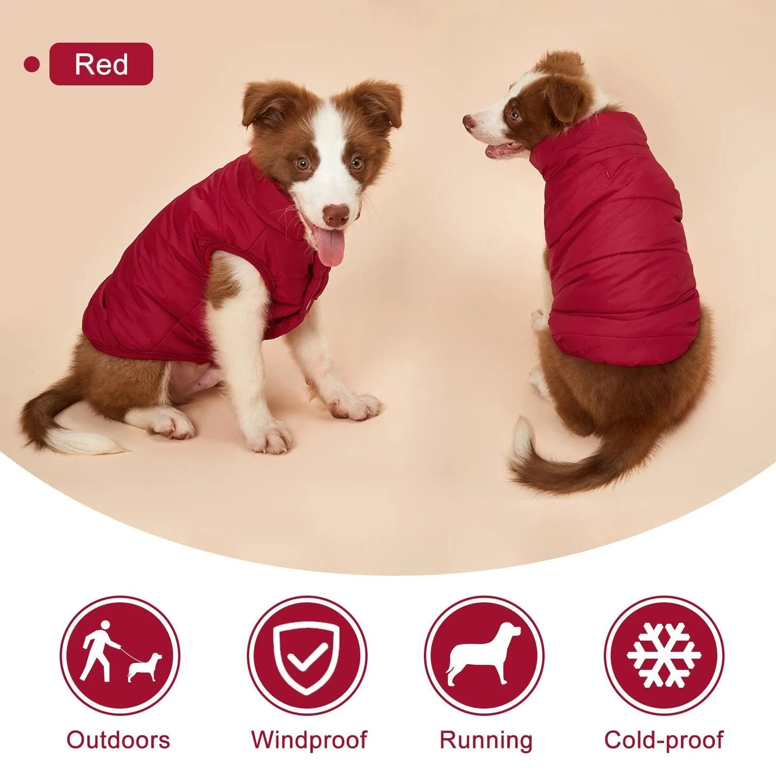 Winter Pup Warmer: Cozy Fleece Dog Jacket for Cold Weather Styling