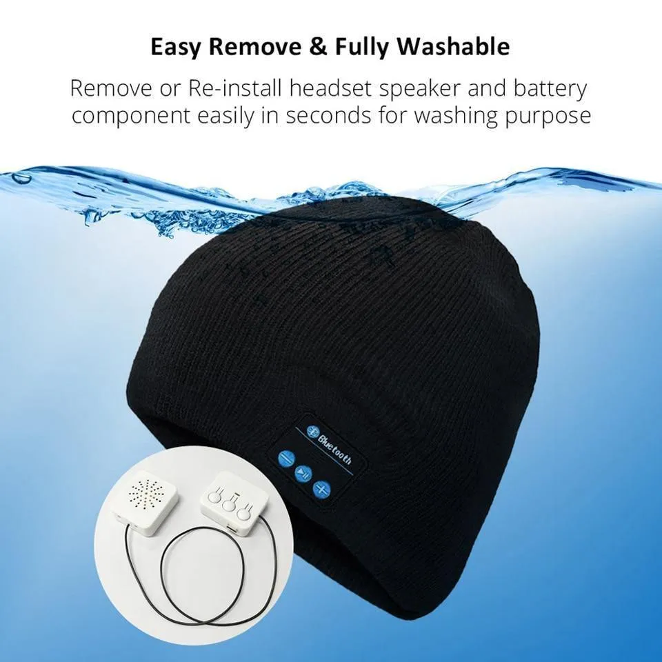 Winter Wireless Bluetooth Headphones Smart Hat