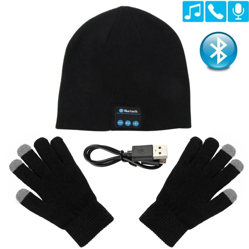 Winter Wireless Bluetooth Headphones Smart Hat