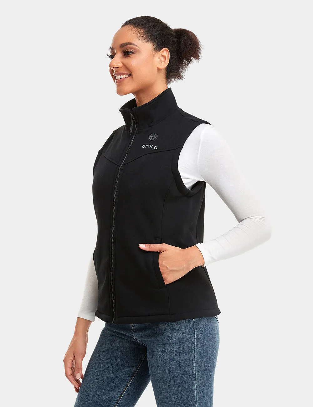 Women's Heated Fleece Vest (Apparel Only)