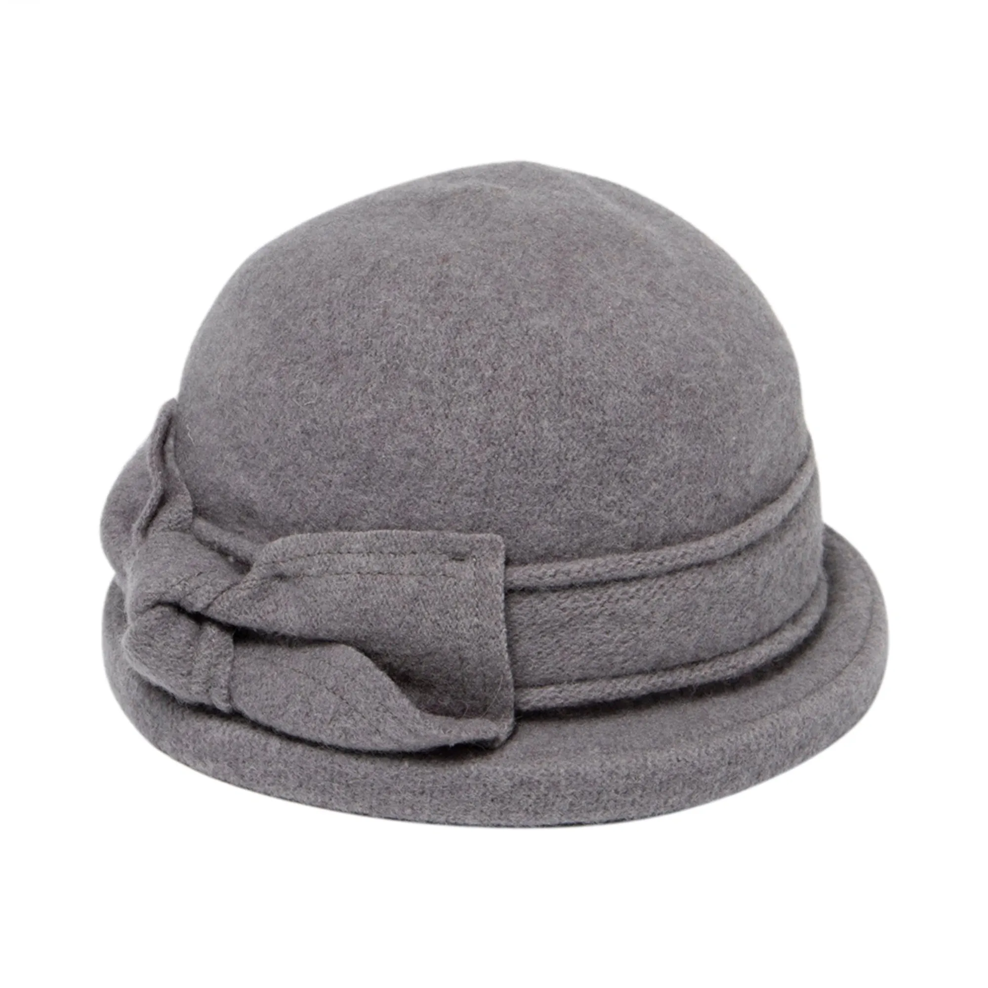 Women's Soft Knit Cloche With Bow