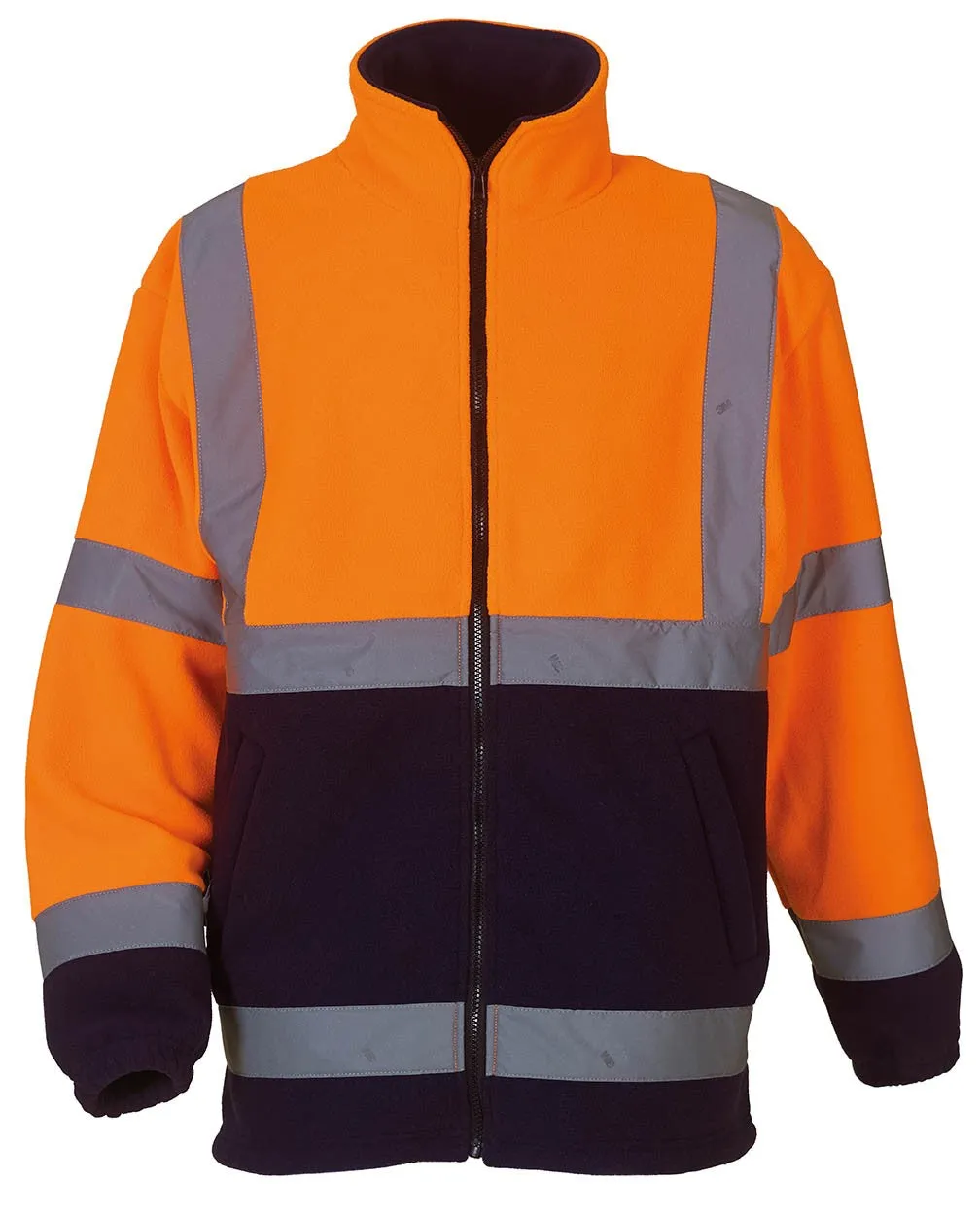 YK042 Hi-vis heavyweight fleece jacket (HVK08)