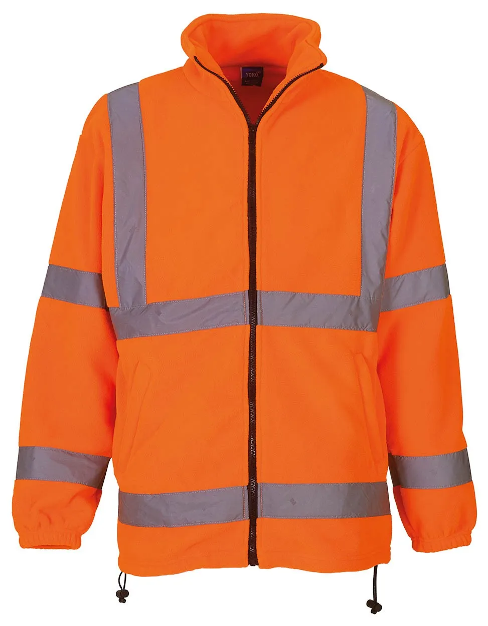 YK042 Hi-vis heavyweight fleece jacket (HVK08)