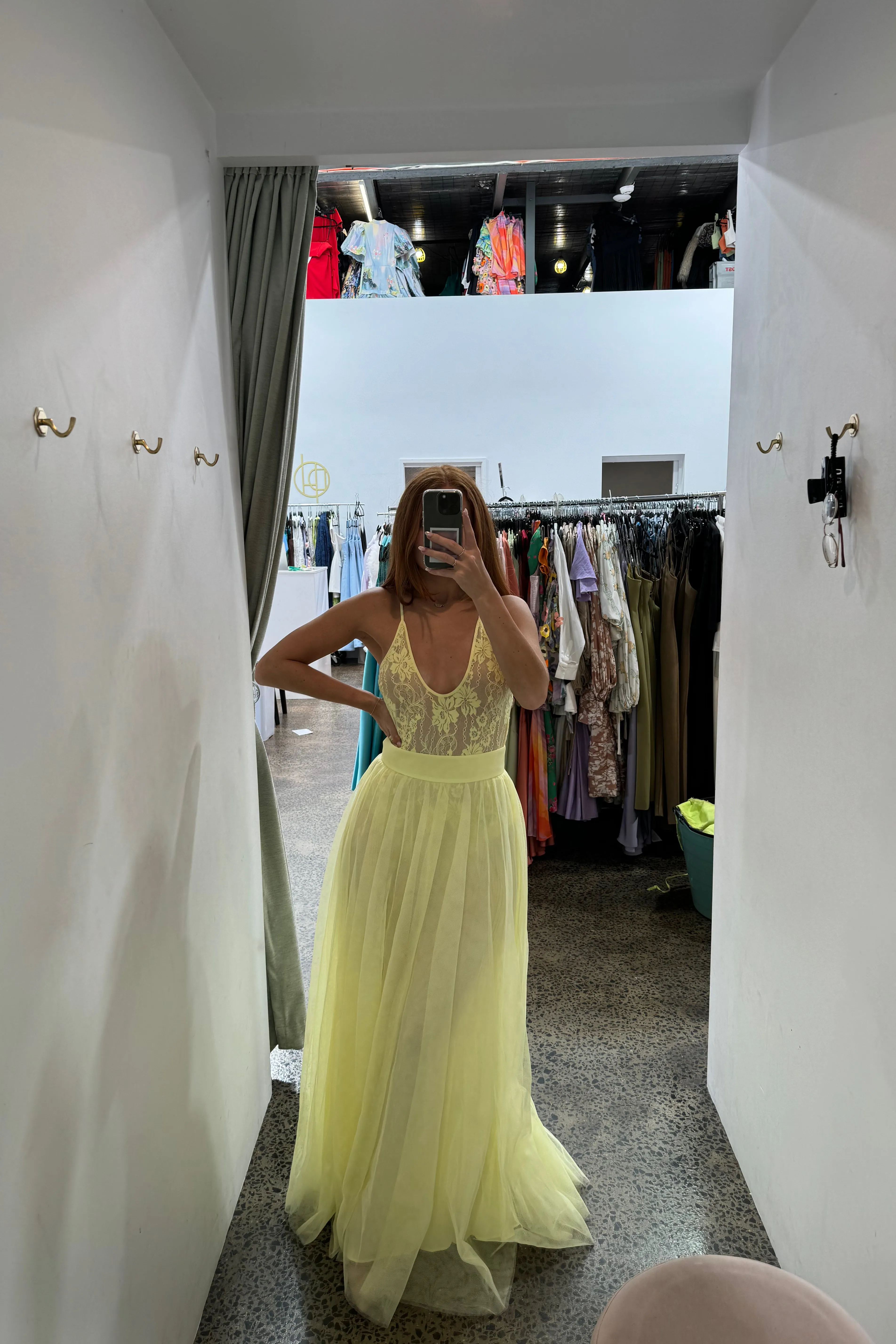 Zimmermann Tulle Skirt - Lemon